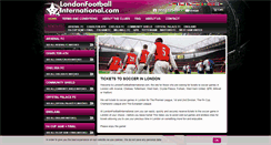 Desktop Screenshot of londonfootballinternational.com
